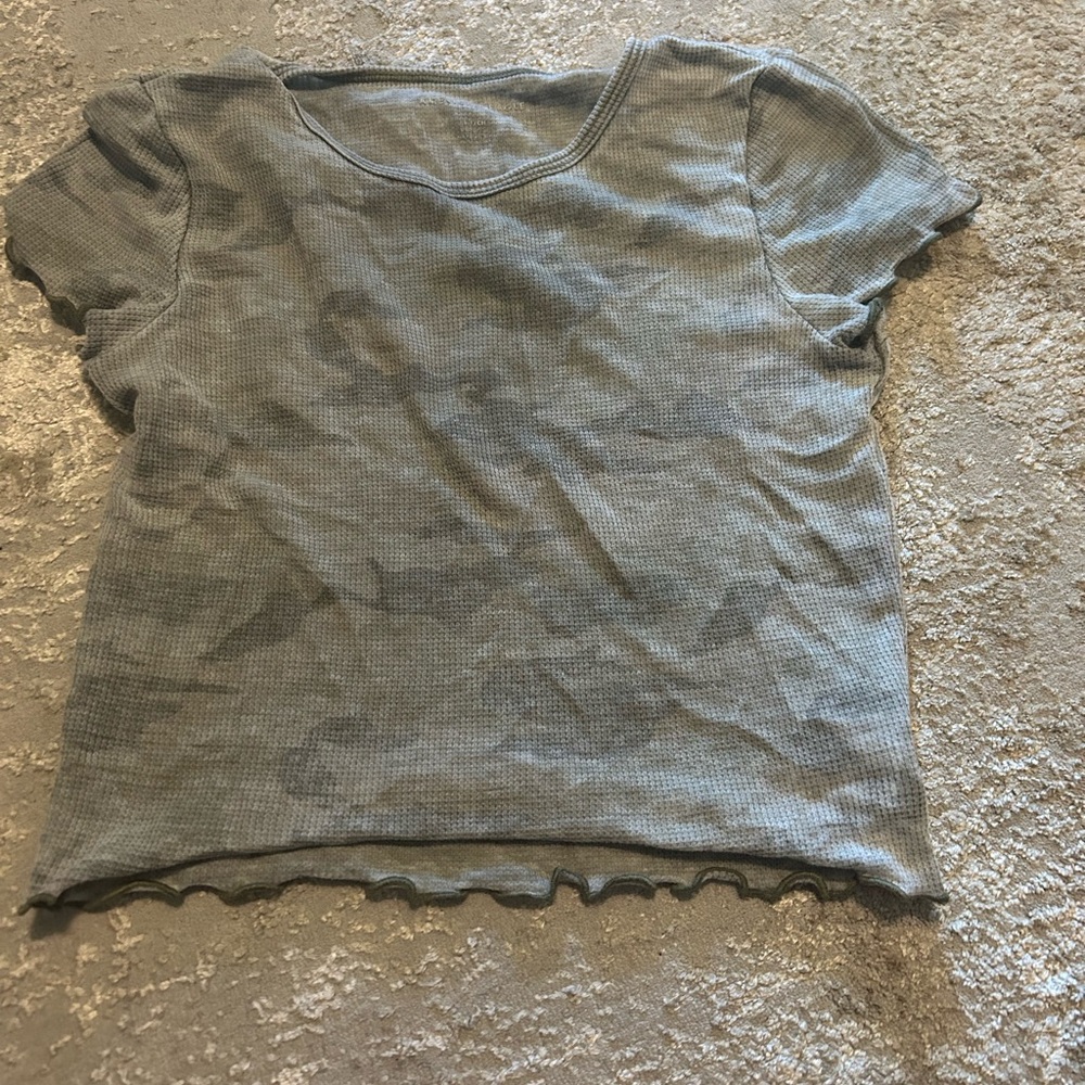 Women's Camo Short Sleeve Top